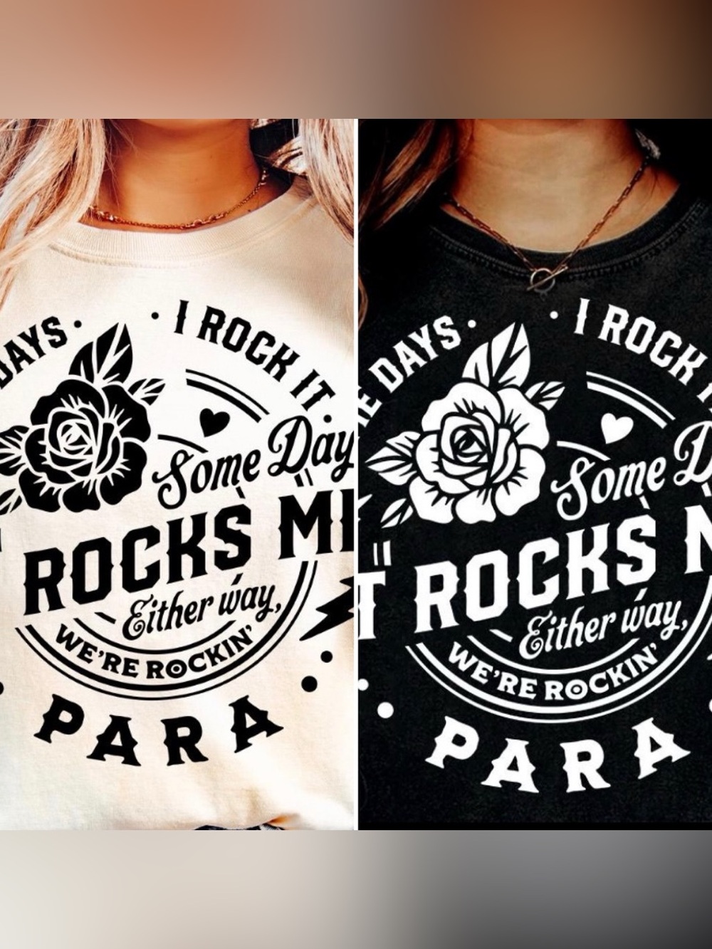 Para Rocks Rose Shirt